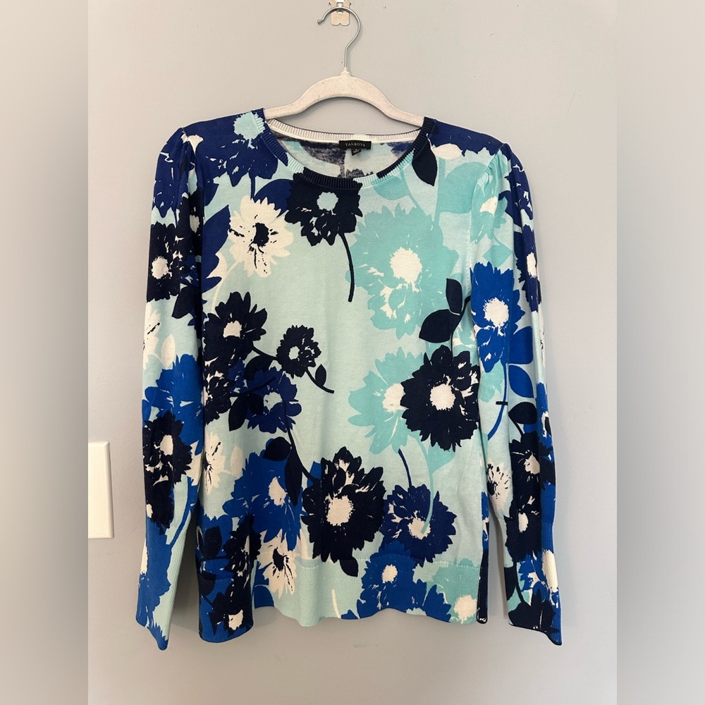 Talbot Light Sweater floral size small - Picture 3 of 8